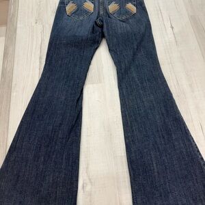 Women's Ariat Real Denim Perfect Rise Flared Blue Jeans NWOT 29r